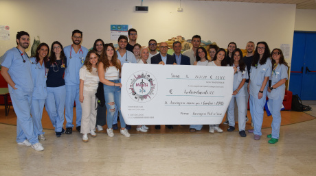 Generosa donazione dell’associazione studentesca “Med in Siena” a favore della Pediatria dell’Ospedale le Scotte di Siena
