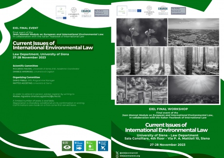 Workshop "Current Issues of International Environmental Law"