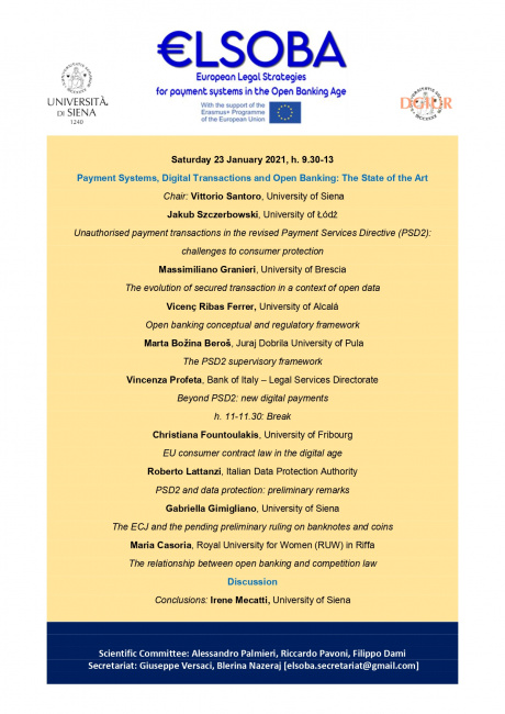 Kick-off meeting progetto €LSOBA Kick-off meeting progetto €LSOBA