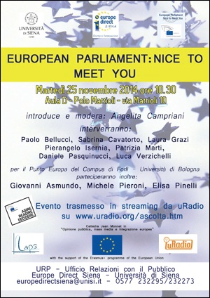 Dialogo sul nuovo Parlamento Europeo