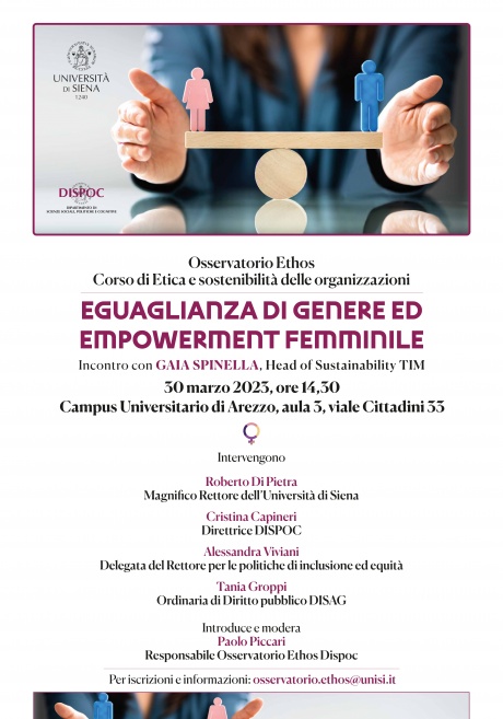 Arezzo: Eguaglianza di genere ed empowerment femminile