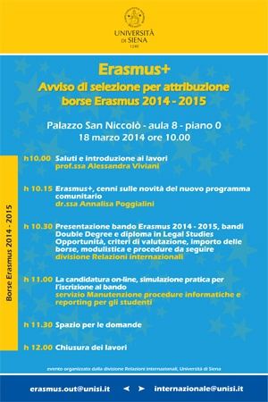 locandina erasmus + locandina erasmus +