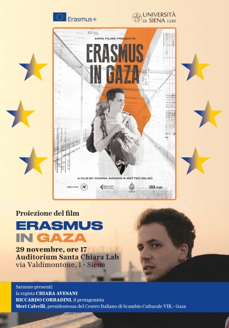 Proiezione del film "Erasmus in Gaza"