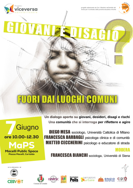 “Giovani e disagio (?) – Fuori dai luoghi comuni” “Giovani e disagio (?) – Fuori dai luoghi comuni”