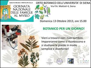 Locandina Botanico per un giorno