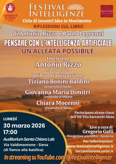  “Pensare con l'Intelligenza artificiale. Un'alleata possibile”