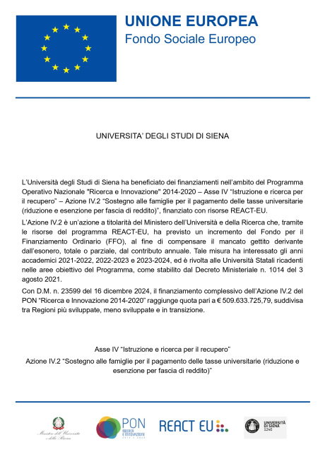 Sostegno alle famiglie per il pagamento delle tasse universitarie
