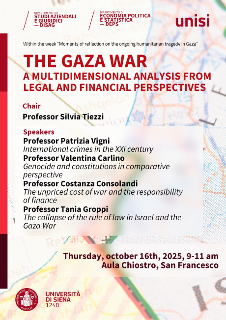 The Gaza War. A Multidimensional Analysis from Legal and Financial Perspectives”