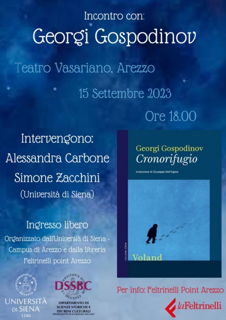 Arezzo: incontro con Georgi Gospodinov