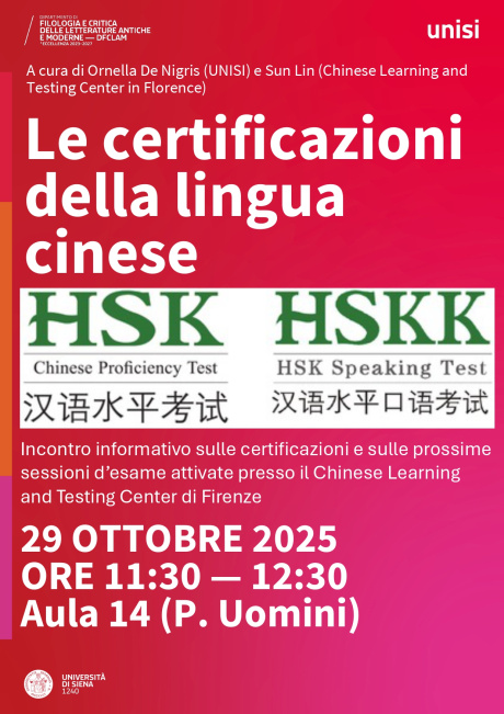 Le certificazioni della lingua cinese