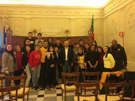 Studenti panamensi in visita all'Università di Siena Studenti panamensi in visita all'Università di Siena