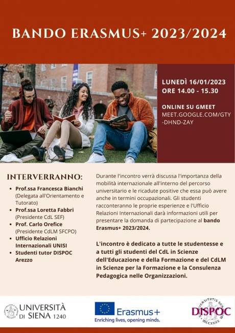 parte della locandina dell'evento