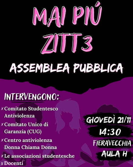 Assemblea pubblica contro la violenza di genere