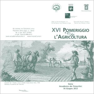 Locandina XVI pomeriggio con l'agricoltura