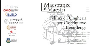 Locandina "Fèlsina per l'Ungheria e Castelnuovo Berardenga"