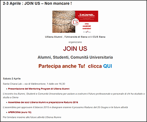 Join with us - 2 aprile