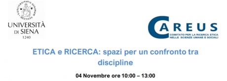 Webinar "Etica e Ricerca: spazi per un confronto fra discipline" Webinar "Etica e Ricerca: spazi per un confronto fra discipline"