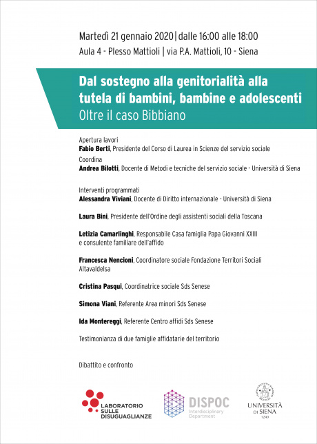 Convegno “Dal sostegno alla genitorialità alla tutela di bambini, bambine e adolescenti"