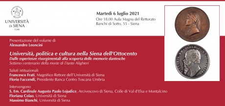 Università, politica e cultura nella Siena dell’Ottocento