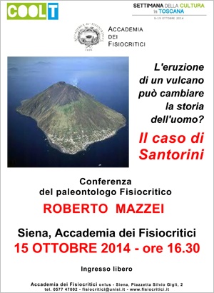 "L'eruzione di un vulcano può cambiare la storia dell'uomo? Il caso di Santorini" 