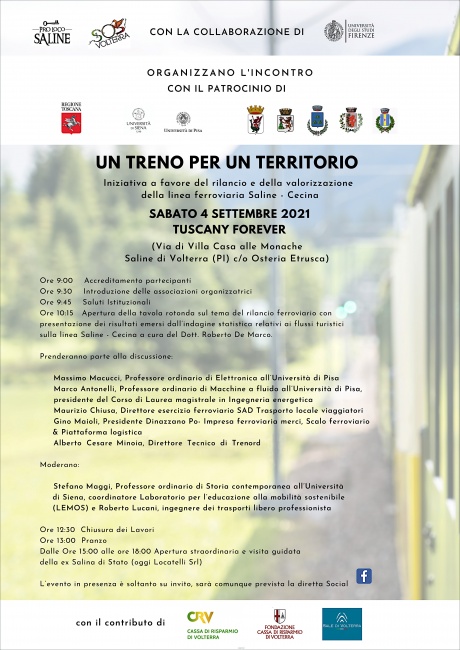 Locandina "un treno per un territorio"