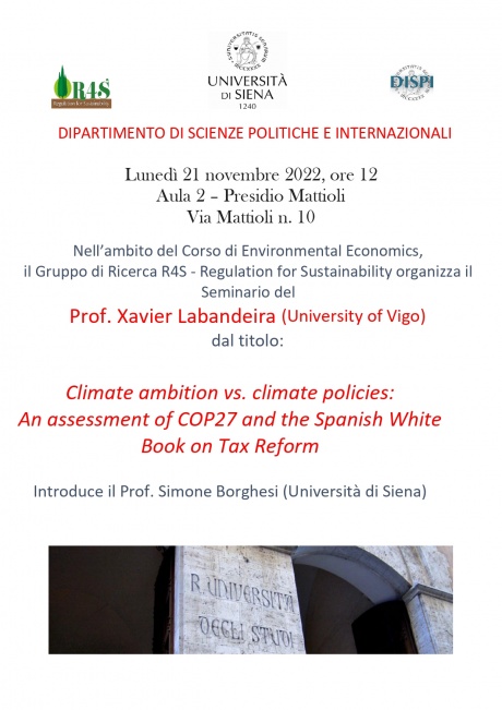 Climate ambition vs. climate policies: an assessment of COP27 and the Spanish White Book on Tax Reform
