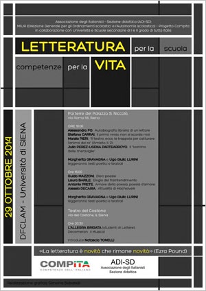 locandina Letteratura per la scuola, competenze per la vita locandina Letteratura per la scuola, competenze per la vita