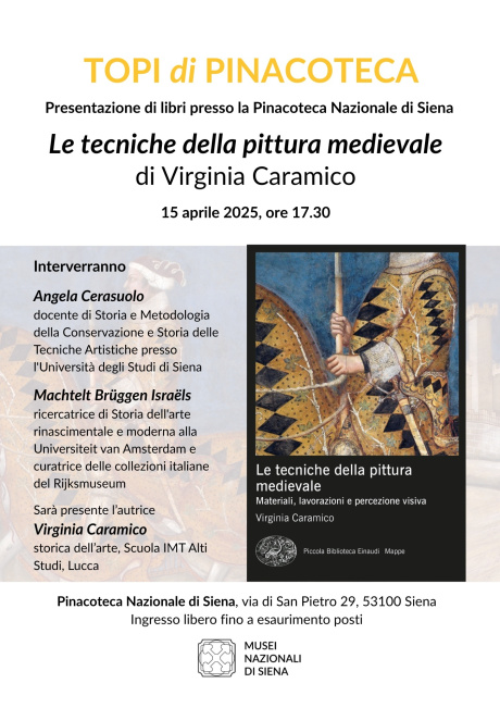 presentazione del libro “Le tecniche della pittura medievale. Materiali, lavorazioni e percezione visiva” 