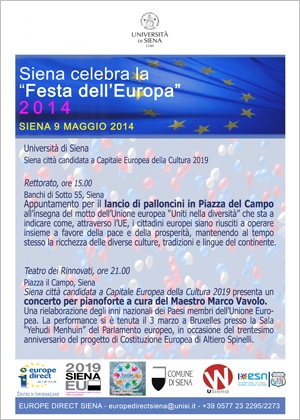 Locandina Festa dell'Europa Locandina Festa dell'Europa
