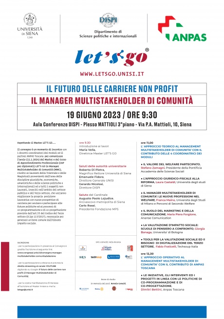 Convegno "Il futuro delle carriere non profit"