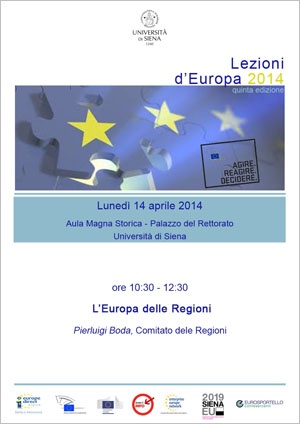Locandina "L'Europa delle Regioni"