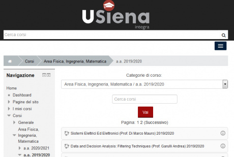 Lezioni su moodle Lezioni su moodle