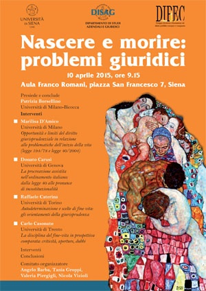 Nascere e morire: problemi giuridici