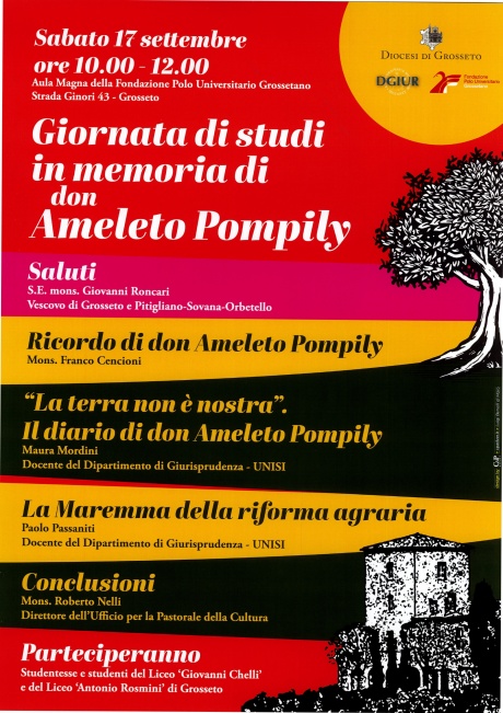 Grosseto: giornata di studi in memoria di don Ameleto Pompily