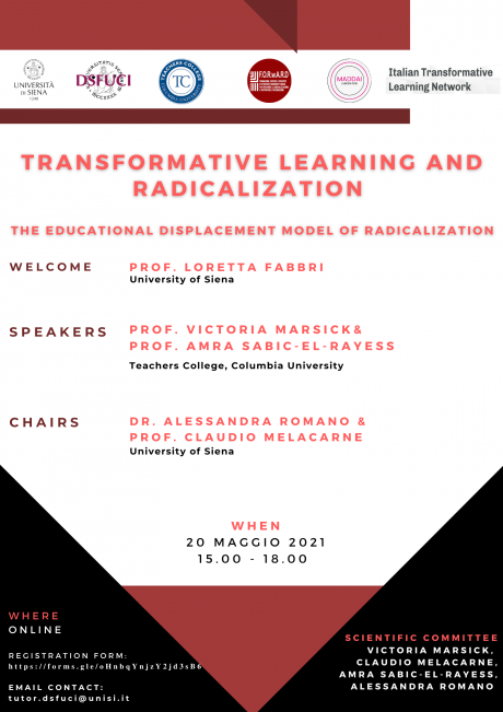 Webinar "Transformative Learning and Radicalization"