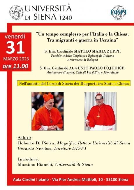 "Un tempo complesso per l’Italia e la Chiesa. Tra migranti e guerra in Ucraina"