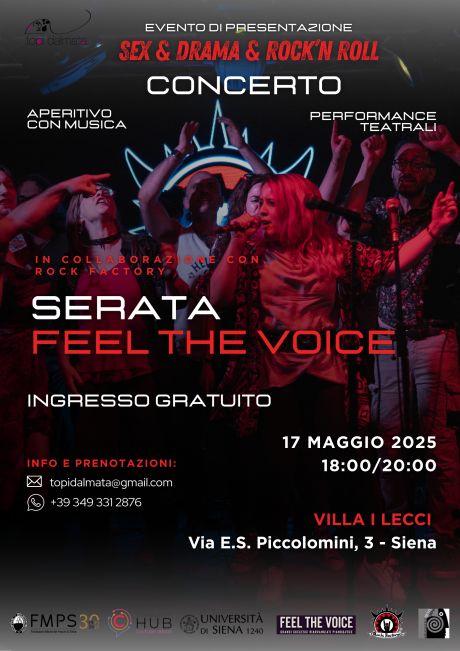 presentazione del progetto "SEX and DRAMA and Rock’n Roll" presentazione del progetto "SEX and DRAMA and Rock’n Roll"