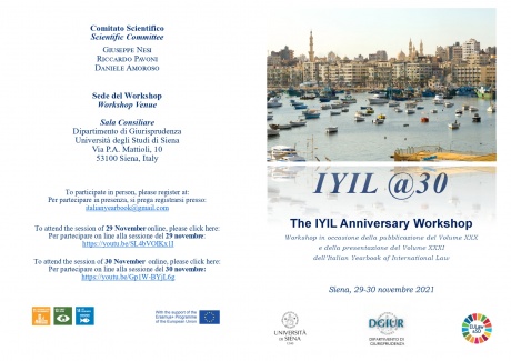 The IYIL Anniversary Workshop