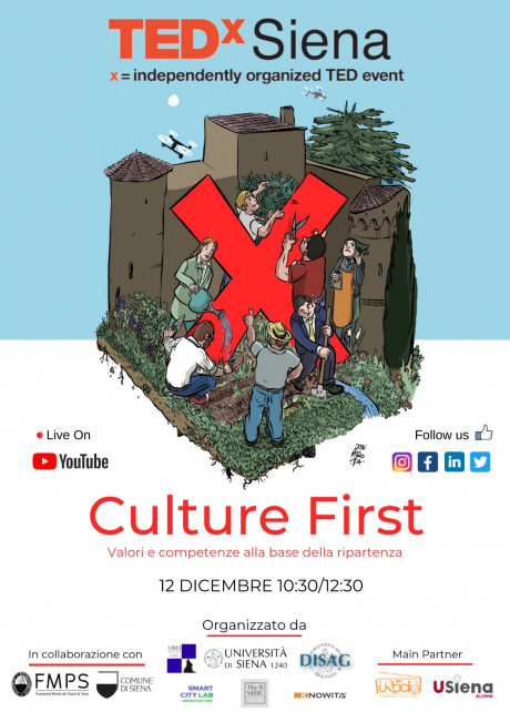 TEDxSiena 2020: "Culture first"