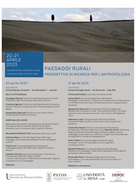 Seminario "Paesaggi rurali. Prospettive di ricerca per l'antropologia"