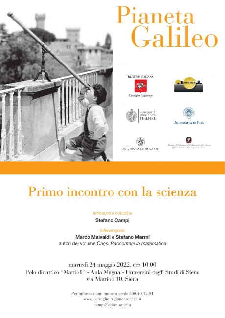 Pianeta Galileo 2022 - Primo incontro con la scienza