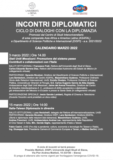 Incontri diplomatici 