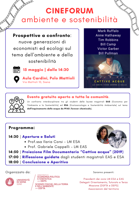 Presentazione cdlm in Economia per l'ambiente e in Ecotossicologia Presentazione cdlm in Economia per l'ambiente e in Ecotossicologia