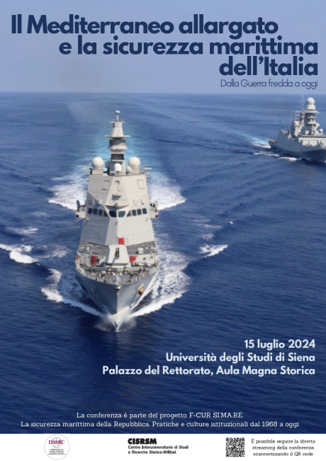 Conferenza "Il Mediterraneo allargato e la sicurezza marittima dell'Italia"