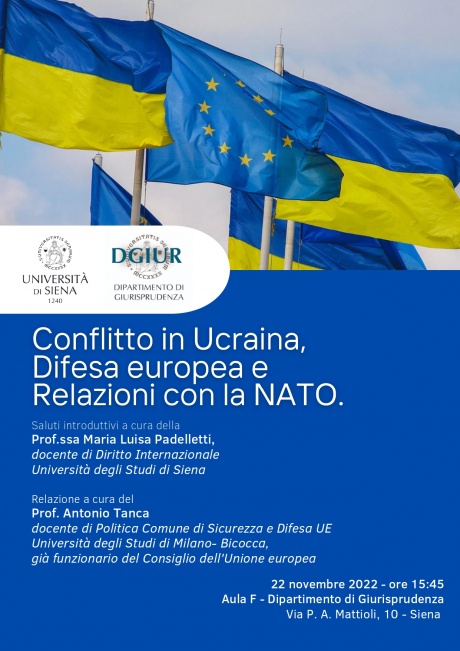 Conflitto in Ucraina, Difesa europea e Relazioni con la Nato Conflitto in Ucraina, Difesa europea e Relazioni con la Nato