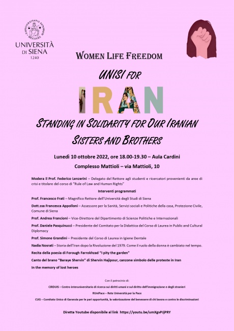 “Standing in solidarity for our iranian sisters and brothers”