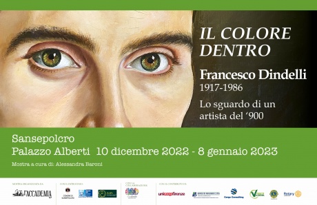 A Sansepolcro la mostra di Francesco Dindelli "Il colore dentro. Lo sguardo di un artista del ‘900” A Sansepolcro la mostra di Francesco Dindelli "Il colore dentro. Lo sguardo di un artista del ‘900”
