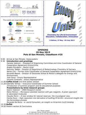 Locandina Emory-Unisi