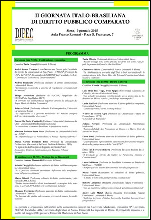 II giornata italo-brasiliana di Diritto pubblico comparato