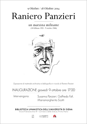 locandina mostra Panzieri